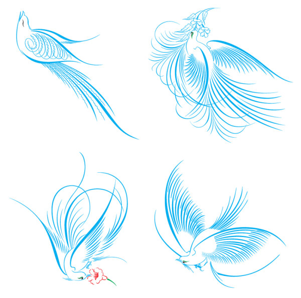 矢量fabulous&nbsp;bird