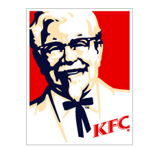 kfc logo 矢量素材