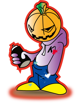 pompkin&nbsp;man矢量素材