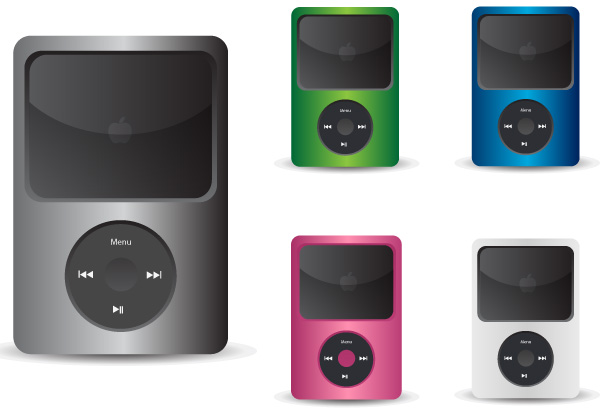 ipod图标矢量素材