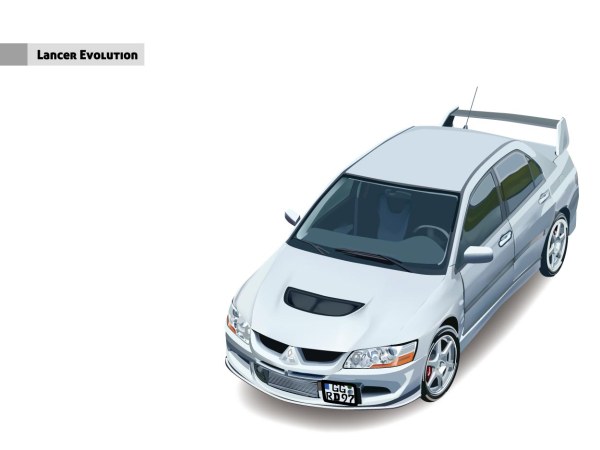 giggle矢量-Lancer Evolution汽车
