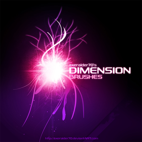 高清晰 &ldquo;Dimension&rdquo; PS笔刷