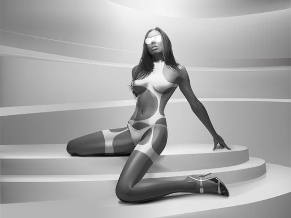 逼真的女人矢量素材