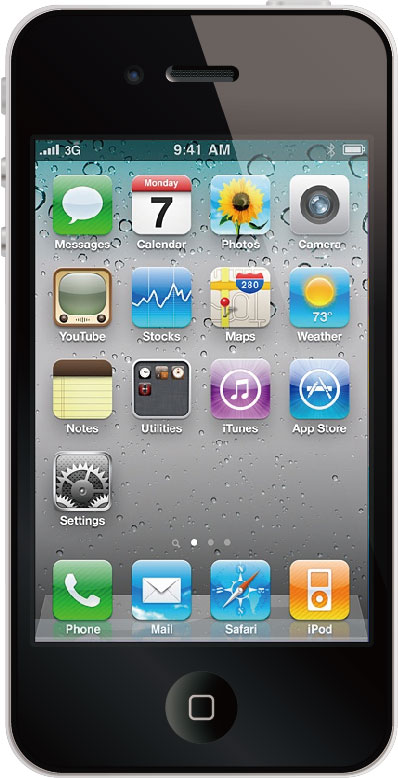 iphone&nbsp;4&nbsp;矢量素材