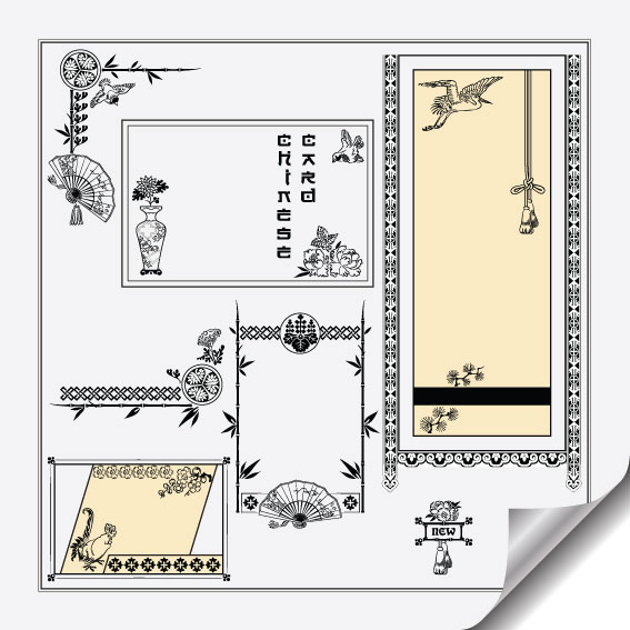 时尚实用花纹矢量素材-3