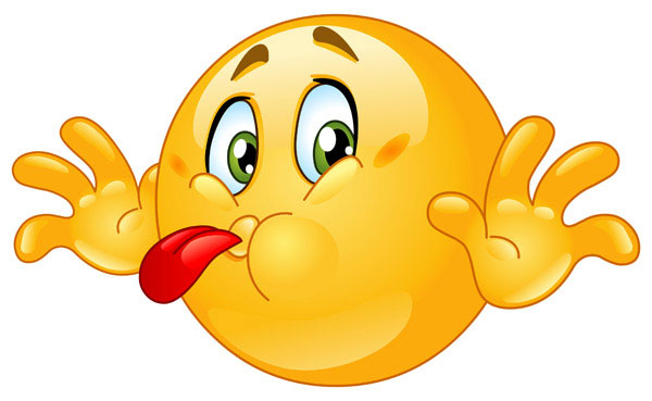Cute emoticons vector material -5
