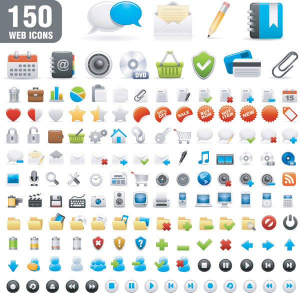 Web common icon 01 - vector material