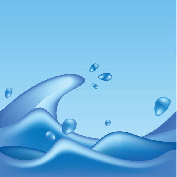 海浪矢量素材-1