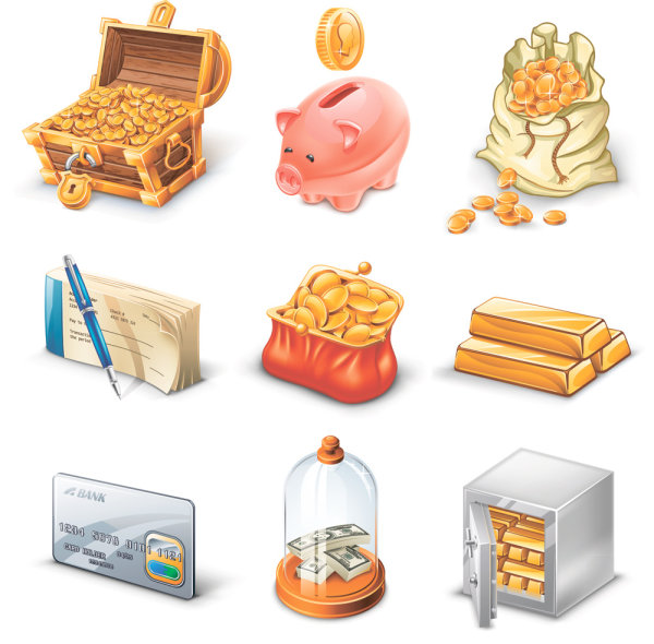 Business website icon 02 - vector material