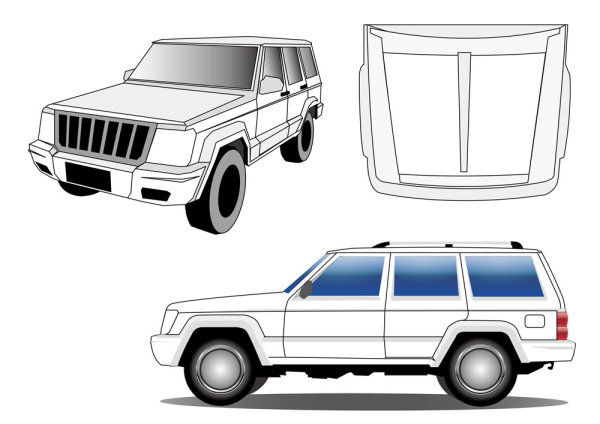 JEEP2500 Jeep Vector