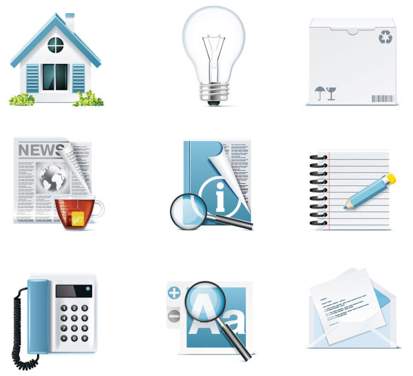 Common icon 05 - vector material
