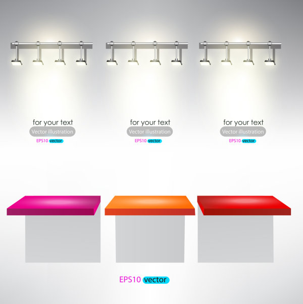The brilliant light show 02 - vector material