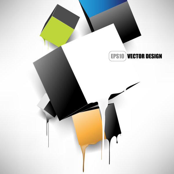 Brilliant trend background 05 - vector material