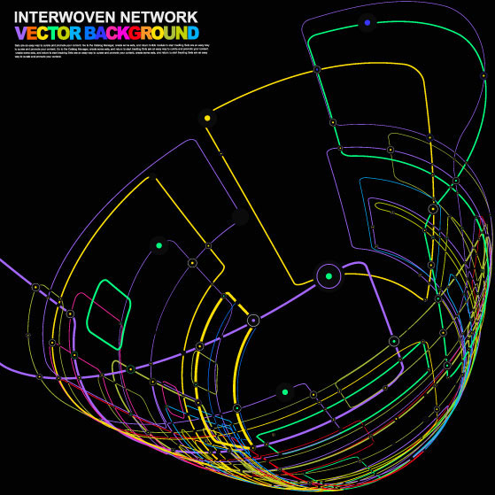 The commercial dynamic flow line 02 - vector material