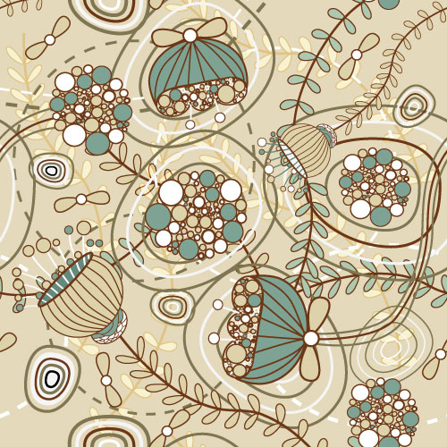 Cartoon pattern pattern 05 - vector material