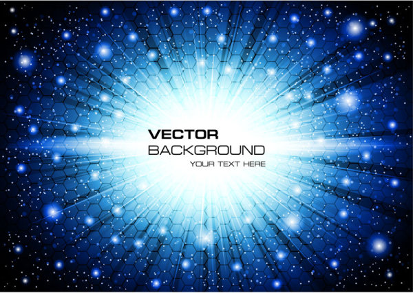 Starry background 01 - vector material