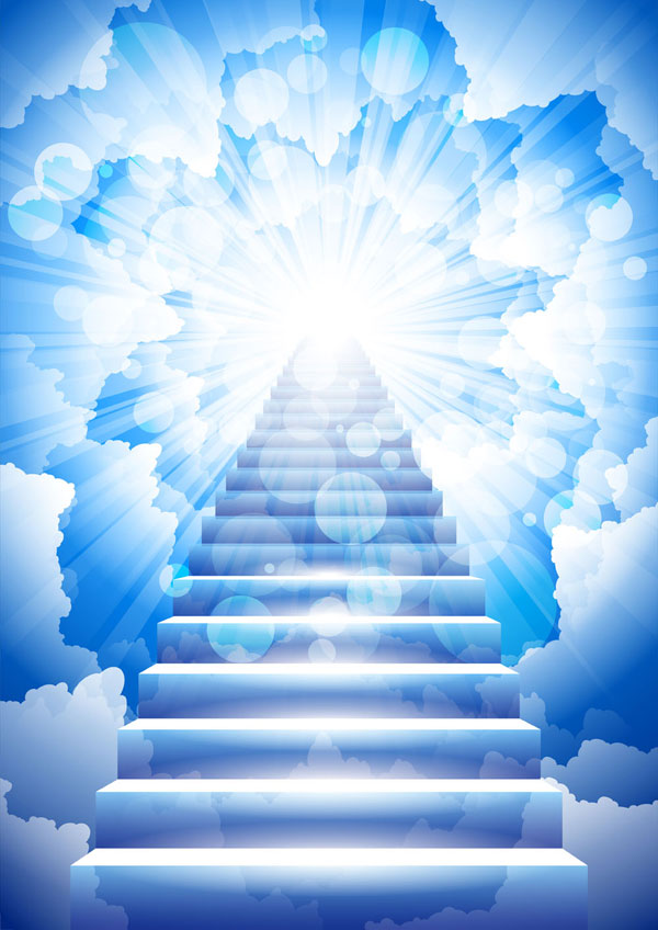 Creative ladder pattern 01 - vector material
