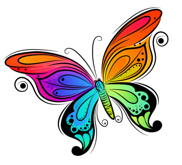 Colorful hand-painted illustrations 01 - vector material