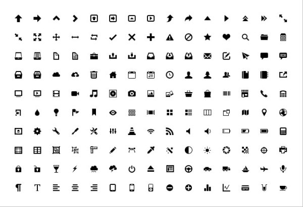 The exquisite icons - Vector