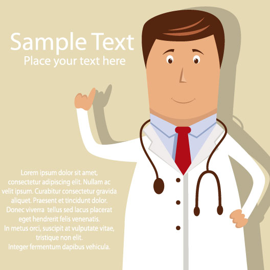 Cartoon professional image 02 - vector material
