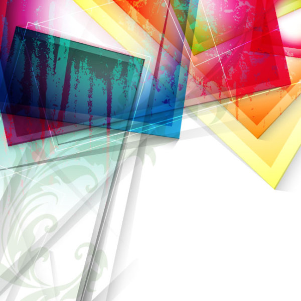 Colorful abstract background 04 - vector material