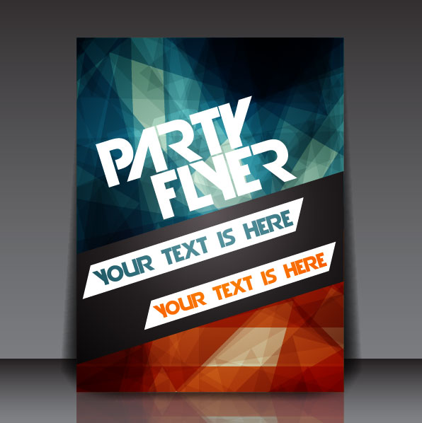 Trend Poster Design 03 - vector material