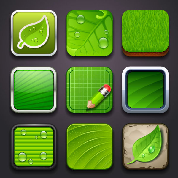 Creative Environmental icon 02 - vector material