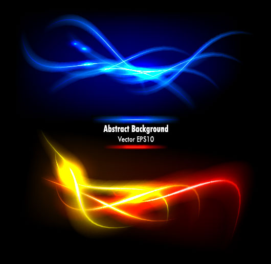 Colorful dynamic flow line 04 - vector material