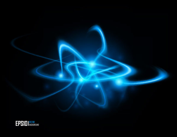 Colorful dynamic flow line 05 - vector material