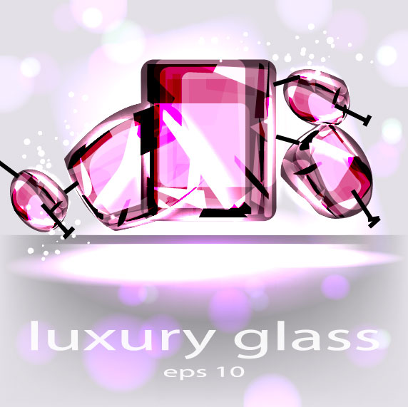 Glass texture Creative Design 02 - vector material