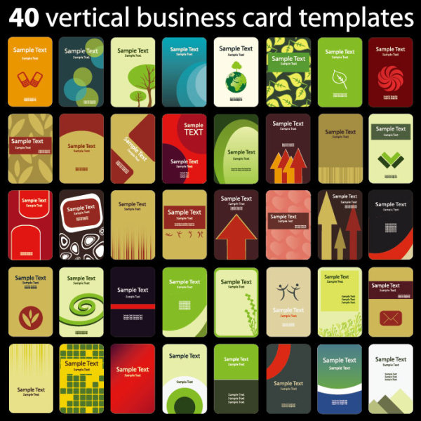 Beautifully card template 02 - vector material