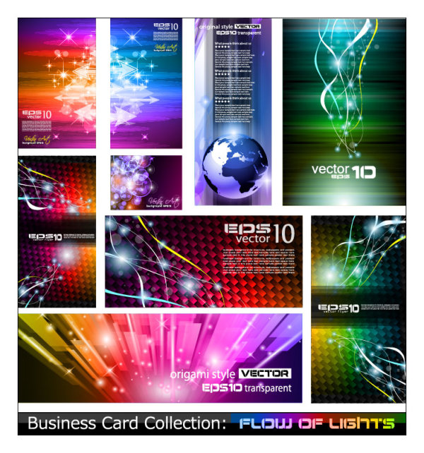 Trend Card Design 05 - vector material
