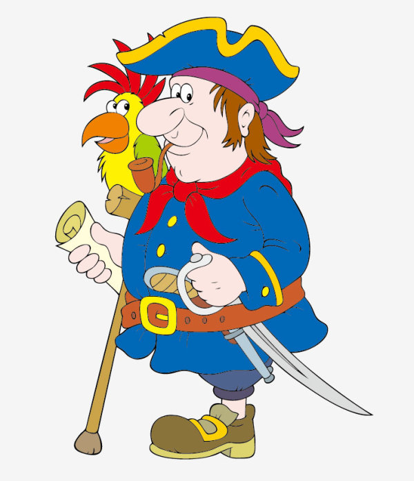 Cartoon image 05 - vector material
