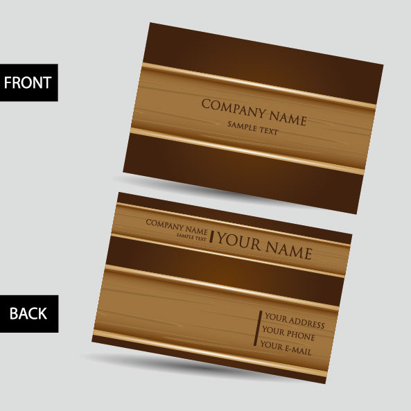 Business card template 03 - vector material