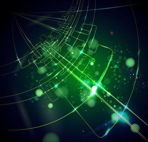 The trend of light background 03 - vector material