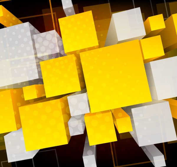 The trend of three-dimensional background 02 - vector material