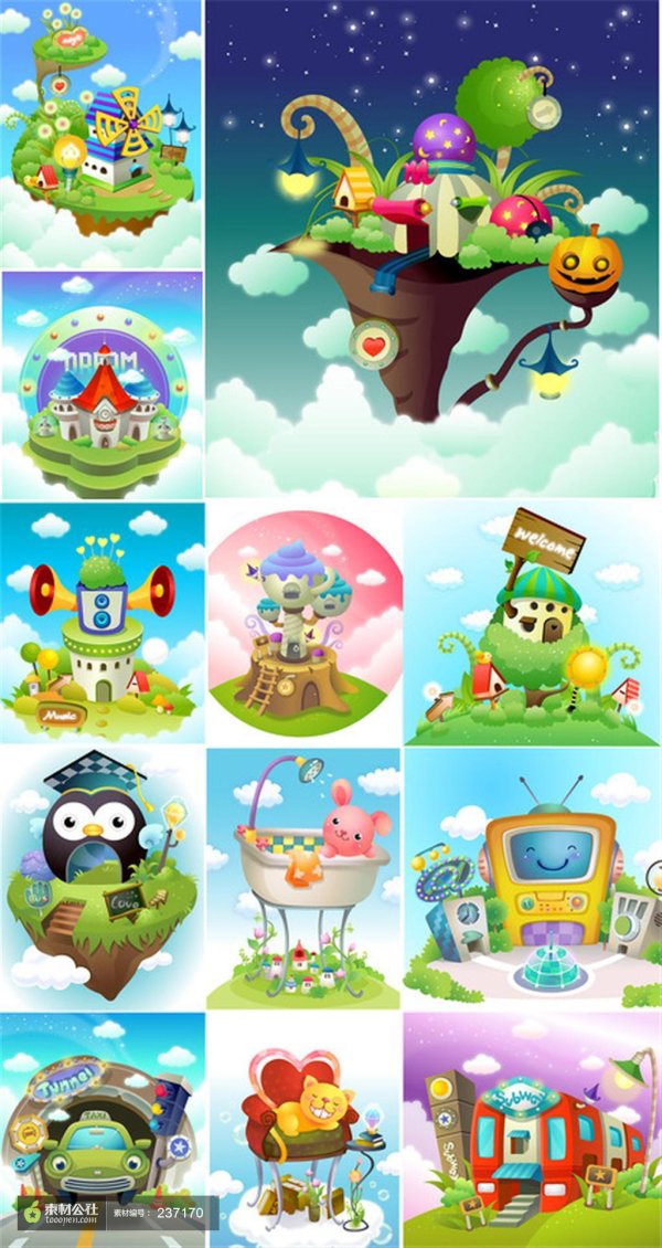 Cartoon house