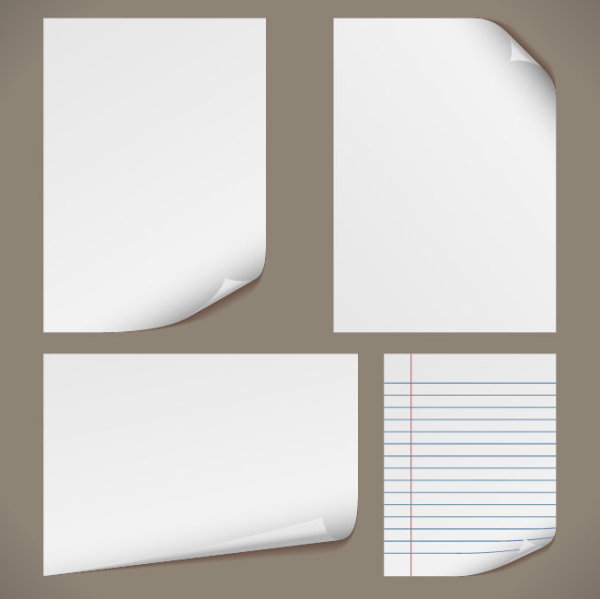 Blank Paper 07 - vector material