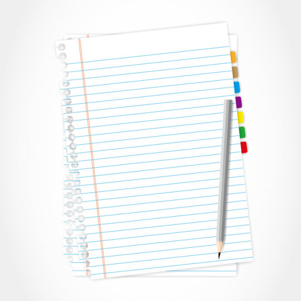 Blank paper 15 - vector material