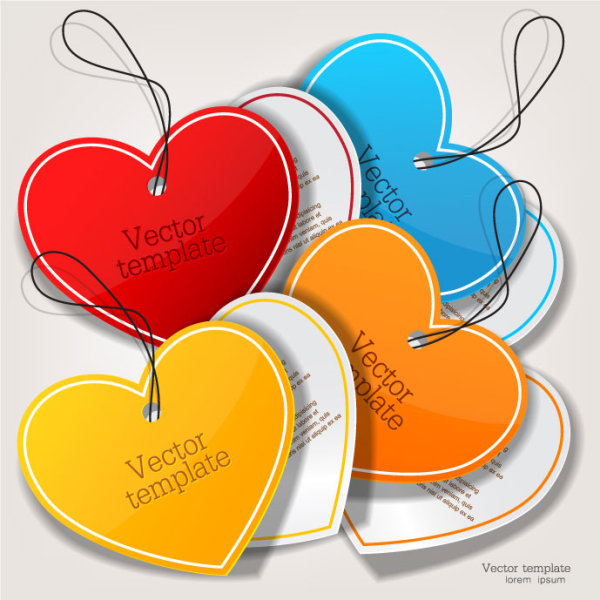 Beautifully label 07 - vector material