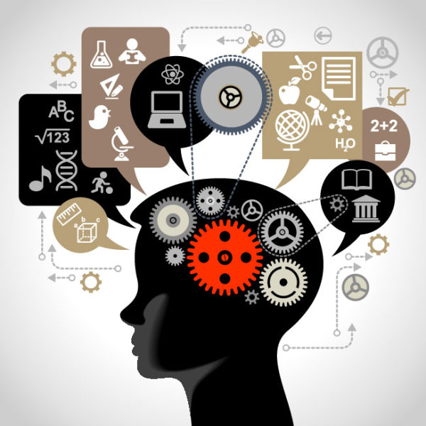 Brain thinking Picture 03 - vector material
