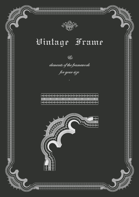 Classic Label Design 01 - vector material