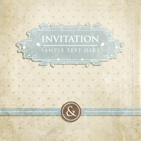 Classic retro label 03 - vector material