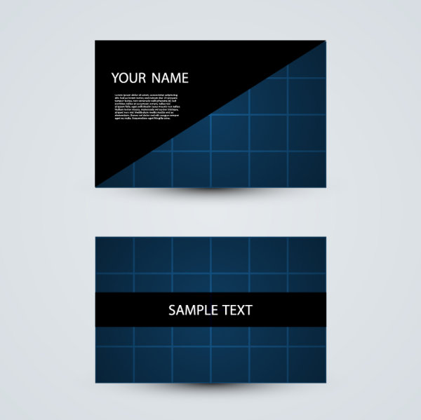 The trend of business cards 05 - vector material
