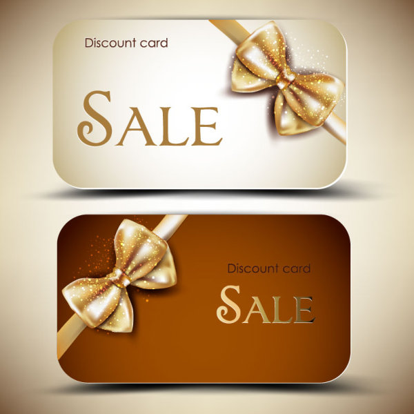 Elegant Christmas cards and banners 01 - vector material