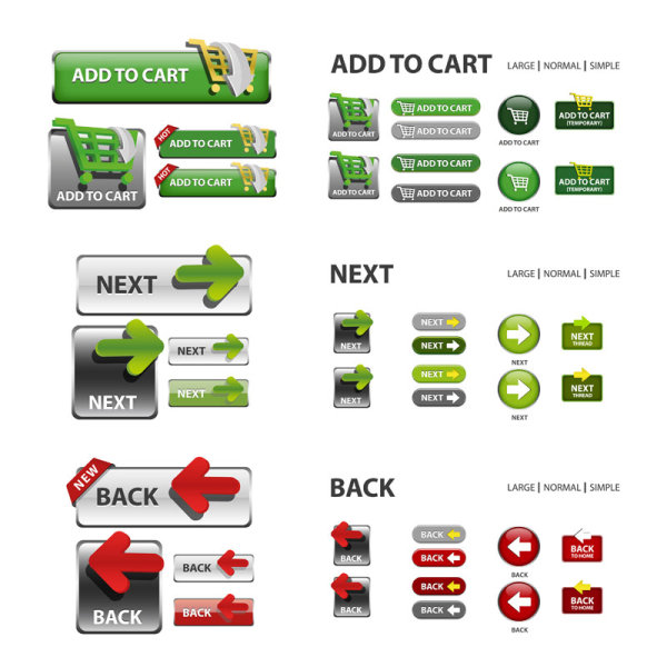 Web design elements 08 - vector material