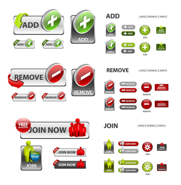 Web design elements 10 - vector material