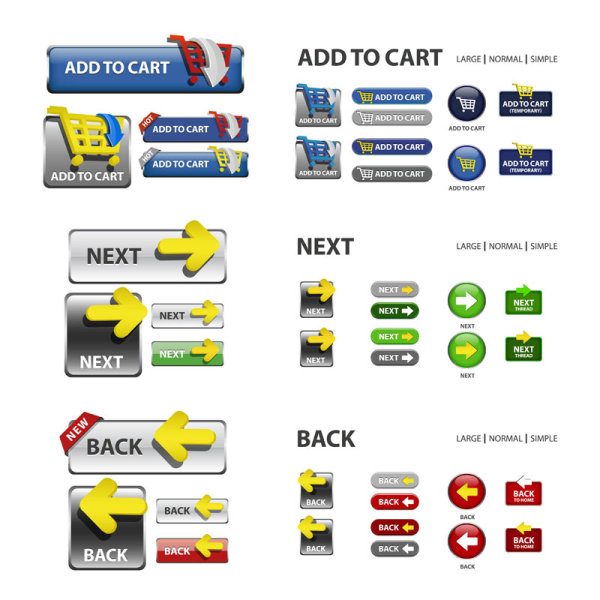 Web design elements 19 - vector material
