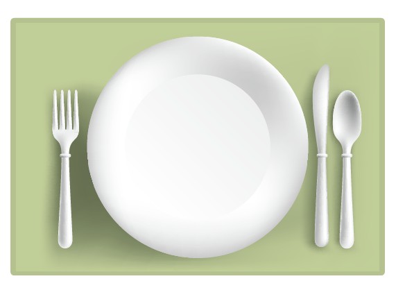 Western utensils - vector material