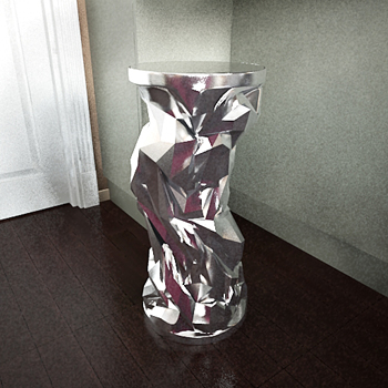 Fashion model multi-table 3D model